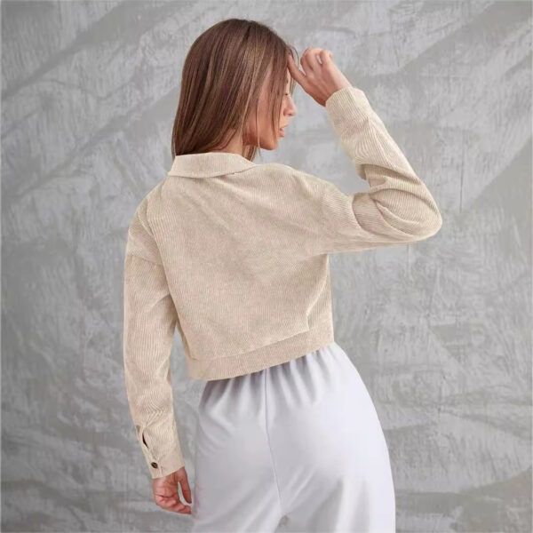 Retro Style Fashionable Cardigan Women's Coat - Image 2