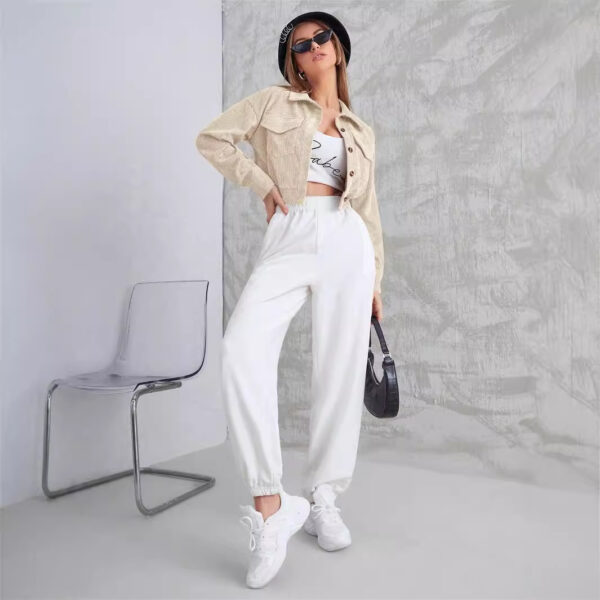 Retro Style Fashionable Cardigan Women's Coat - Image 4
