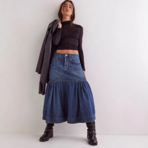 Fashion Personality Retro Women's Casual Denim Skirt