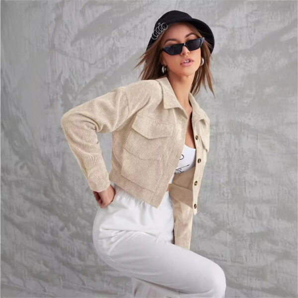 Retro Style Fashionable Cardigan Women's Coat - Image 3