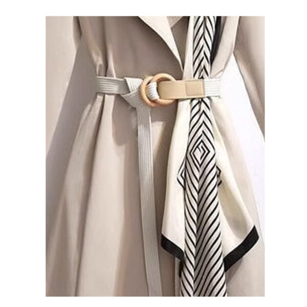 Large British Style Suit Collar Windbreaker - Image 3